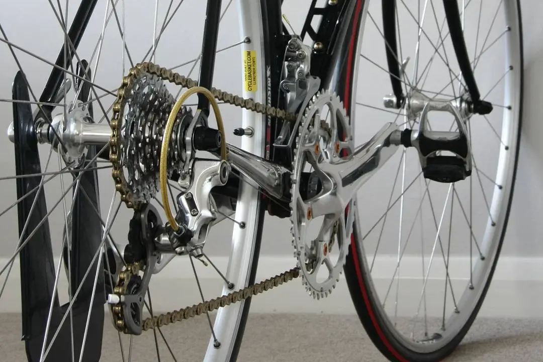 Donadi road bike in the workshop