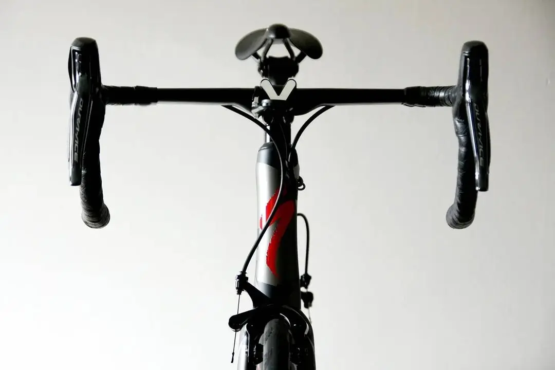 Custom-painted Specialized S-Works in the workshop